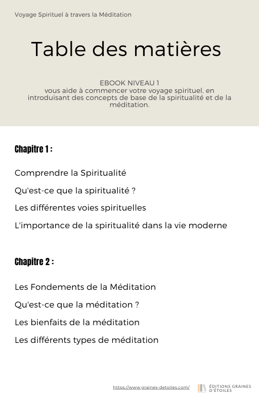 Ebook À la Découverte de Soi Un Voyage Spirituel à travers la Méditation