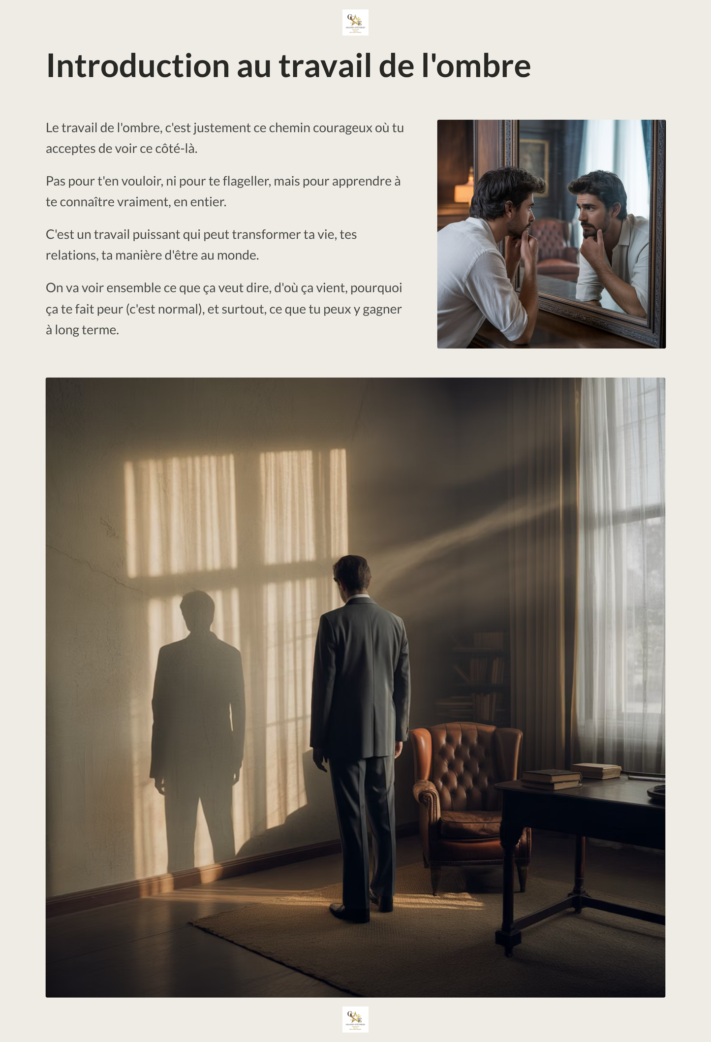 Ebook GRATUIT sur le Travail de l'ombre