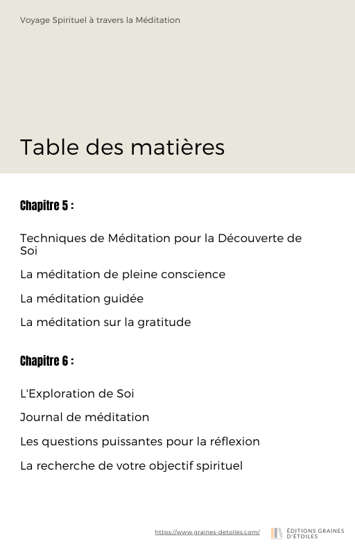 Ebook À la Découverte de Soi Un Voyage Spirituel à travers la Méditation