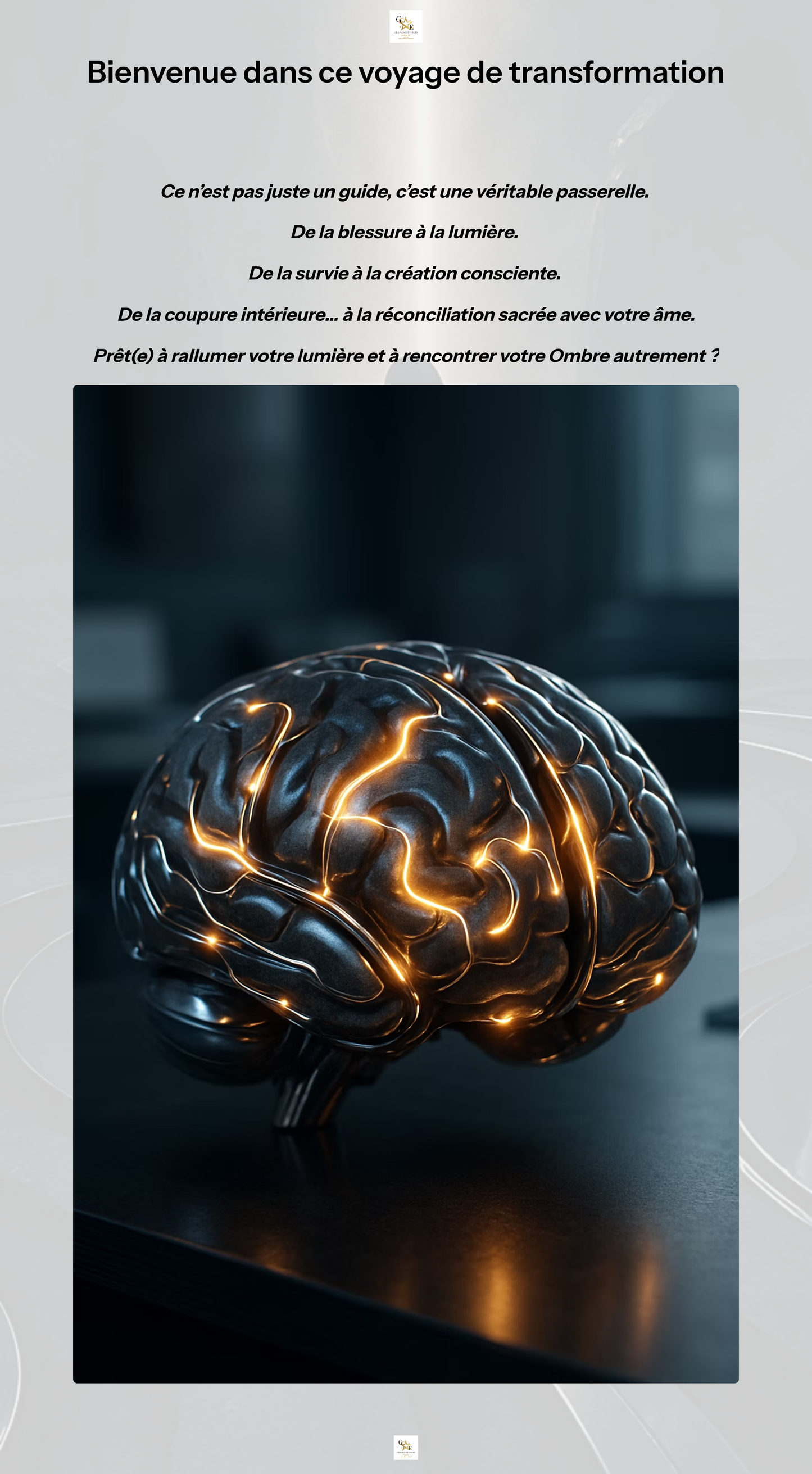 Réconcilier son Ombre : De la Blessure à la Lumière" (Un guide alliant Psychologie, Voie de Graines d'Etoiles et Neurosciences Spirituelles)